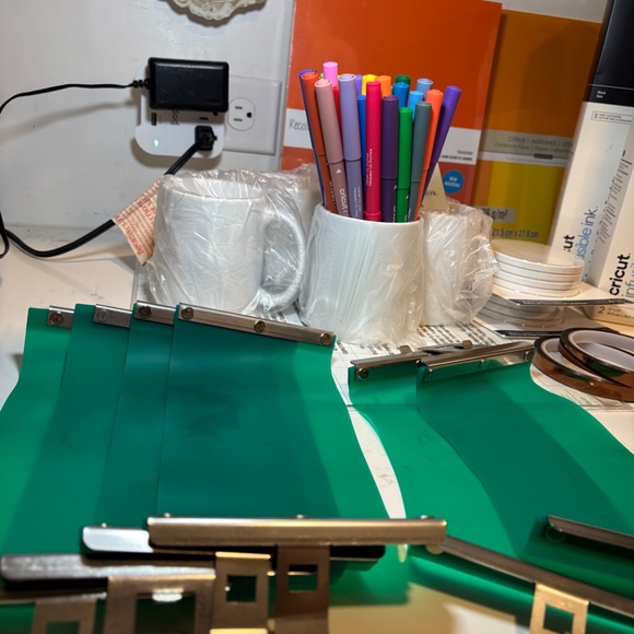 Cricut heat transfer ink, mugs, pens, paper, coasters, rubber sublimation - Picture 13 of 17